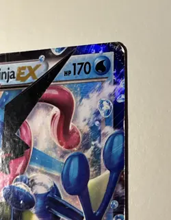 Ash-Greninja EX XY133 - XY Holo Black Star Promo Pokemon TCG - DMG - Image 4