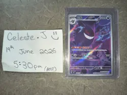 2025 Pokemon TCG S-CHN CBB3C Gem Pack Vol.3 Gengar #0307/07 Holo Full Art - Image 1