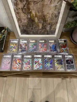 Pokemon CGC Slabs. Lot of 13 12/13 Are 10s. - Image 1