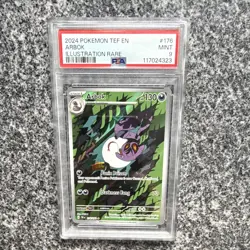 Arbok 176/162 SV05: Temporal Forces Illustration Rare Holo EN 2024 PSA 9 - Image 1