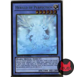 Yugioh Herald of Perfection GLD5-EN030 Gold Ghost Rare Limited Edition LP - Image 1