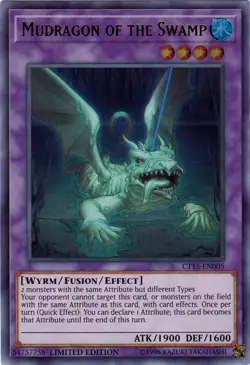 Yugioh! LP Mudragon of the Swamp - CT15-EN005 - Ultra Rare - Limited Edition Lig - Image 1