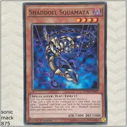 Shaddoll Squamata - DUEA-EN025 - Common 1st Edition Yugioh - Image 1