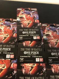 One Piece OP-16 The Time Of Battle Sleeved Booster Packs English - Lot of 10 - Image 2