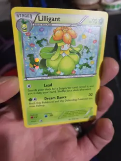 Lilligant - BW49 Black & White Black Star Promo Card Holo LP- POKEMON TCG - Image 2