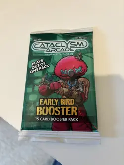 Cataclysm Arcade TCG Kickstarter Early Bird 15 Card Booster Pack SEALED - Image 2