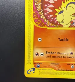 Pokemon Card Cyndaquil Expedition Base Set 105/165 Common NM - Image 5