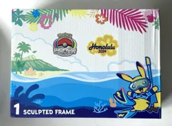 Pokemon 2024 World Championships Honolulu Photo Frame & Deck Box Bundle New - Image 2