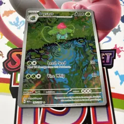 Pokemon TCG Ivysaur #167 S&V 151 Full Art Illustration Rare Mint Condition - Image 1