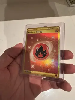 Pokemon TCG Obsidian Flames: Basic Fire Energy Hyper Rare 230/197 - Image 2