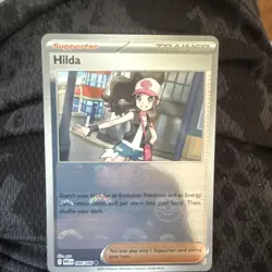 HILDA 084/086 UNCOMMON (POKE BALL PATTERN) WHITE FLARE POKEMON NEAR MINT - Image 1