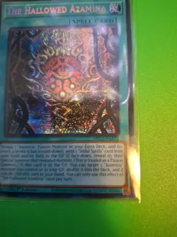 YuGiOh! - The Hallowed Azamina - MP25-EN112 - Prismatic Secret Rare - NM/M - Image 2
