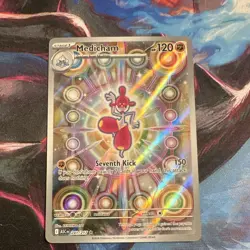 Medicham 241/217 Stellar Crown Illustration Rare Full Art Holo ENG - Image 1
