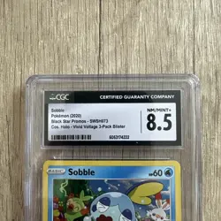 SOBBLE SWSH073 THREE BLISTERS PACK POKEMON CGC 8.5 NM/Mint+ - Image 2