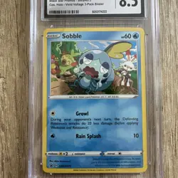 SOBBLE SWSH073 THREE BLISTERS PACK POKEMON CGC 8.5 NM/Mint+ - Image 3