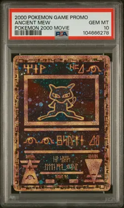2000 POKEMON GAME MOVIE POKEMON 2000 MOVIE ANCIENT MEW PSA 10 - Image 1