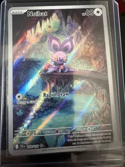 Pokemon TCG Noibat 169/159 Sv09 Journey Together IR Full Art Holo English - Image 1