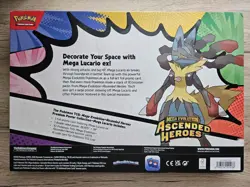 Pokemon Ascended Heroes Premium Poster Collection Mega Lucario - Image 2