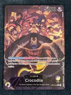 Bandai One Piece Crocodile Leader OP04-058 Foil 5000 Power - Image 1