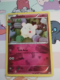 Pokemon TCG XY Generations Swirlix Card RC19/RC32 Holo MP - Image 1