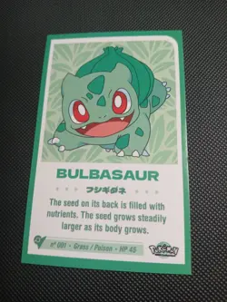 2025 POKEMON Baby Chibi Card #001 Bulbasaur Peru Cute Collection US Seller - Image 1