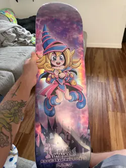 Bear Walker Yugioh Skateboard Deck Toon Dark Magician Girl 82/100 - Image 1