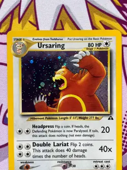 Pokemon TCG - Ursaring 15/75 - Neo Discovery - Holo Rare - Vintage - LP - Image 2