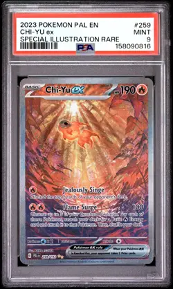 2023 Pokemon SV Paldea Evolved Chi-Yu ex Special Illustration Rare 259/193 PSA 9 - Image 1
