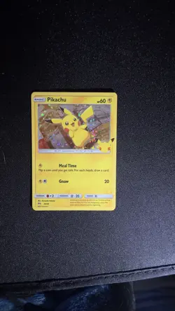 2021 Pokemon McDonald's 25th Aniv PIKACHU Holo NEAR MINT OR BETTER 25/25 - Image 5