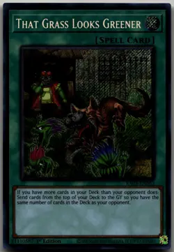 That Grass Looks Greener (Secret Rare) Secret Rare Quarter Century Bonanza RA03- - Image 1