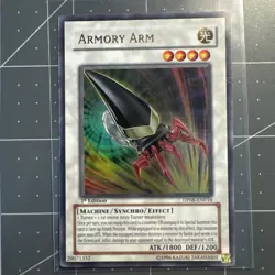 Yugioh Armory Arm DP08-EN016 1st Edition Ultra Rare - Image 1