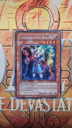 Thunder King Rai-Oh YG02-EN001 Secret Rare Limited Edition Yugioh NM - Image 1