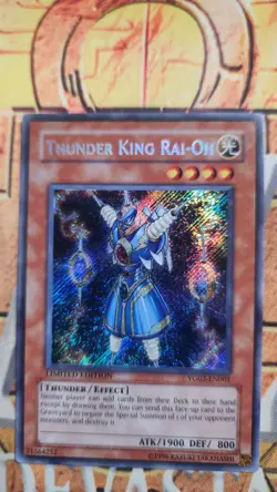 Thunder King Rai-Oh YG02-EN001 Secret Rare Limited Edition Yugioh NM - Image 4