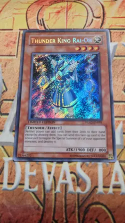 Thunder King Rai-Oh YG02-EN001 Secret Rare Limited Edition Yugioh NM - Image 5