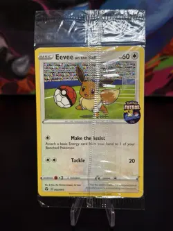 Pokemon TCG Eevee On the Ball Promo Card 002/005 Sealed - Image 1