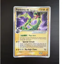 Pokemon Rayquaza ex 97/101 EX Delta Species Rare 110HP Lightning Dragon Card - Image 1