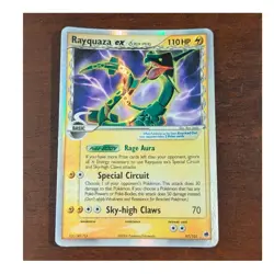 Pokemon Rayquaza ex 97/101 EX Delta Species 2006 Holo Rare Dragon Card LP+ RARE - Image 1
