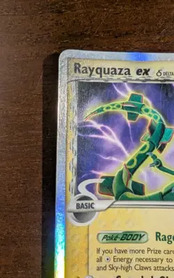 Pokemon Rayquaza ex 97/101 EX Delta Species 2006 Holo Rare Dragon Card LP+ RARE - Image 2