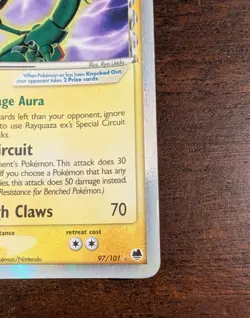 Pokemon Rayquaza ex 97/101 EX Delta Species 2006 Holo Rare Dragon Card LP+ RARE - Image 5