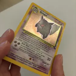 Pokemon Gengar Card 5/62 Fossil Holo 1999 Edition - Image 3