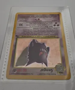 Pokemon TCG Gengar Holo Rare Card 5/62 Fossil Set - Image 2