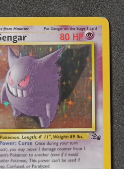 Pokemon TCG Gengar 5/62 Fossil Holo Rare Card Vintage WOTC - LP/MP - Image 4