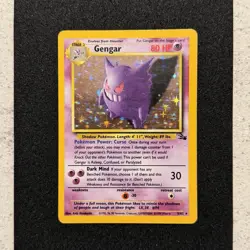 Gengar 5/62 Pokemon Card TCG Fossil Set Holo Rare - Image 2