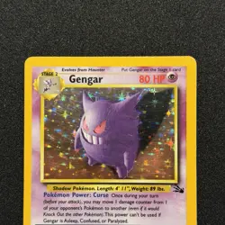Gengar 5/62 Pokemon Card TCG Fossil Set Holo Rare - Image 3