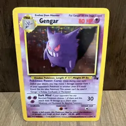 Pokemon Card - Gengar Fossil Holo 5/62 WOTC Vintage - Image 1