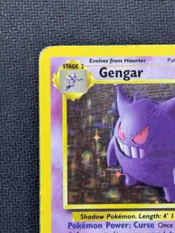 Pokemon TCG Gengar 5/62 Holo Fossil Rare Card Moderately Played - Image 2