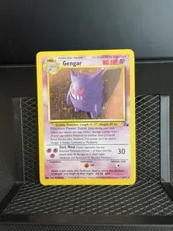 Pokemon TCG Gengar Fossil Holo Card 5/62 Trading Card - Image 1