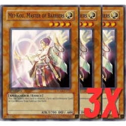 Yugioh Mei-Kou, Master of Barriers (FOTB-EN025) 1st Edition (NEAR MINT) (3X) - Image 1