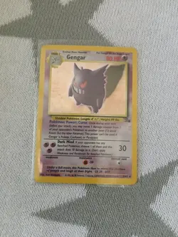 Pokemon TCG original Gengar Fossil Holo Card 5/62 Trading Card fantastic NM - Image 2