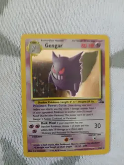 Pokemon TCG original Gengar Fossil Holo Card 5/62 Trading Card fantastic NM - Image 4